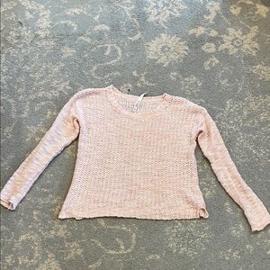 Aeropostale Light Pink Women's Crew Neck Sweater